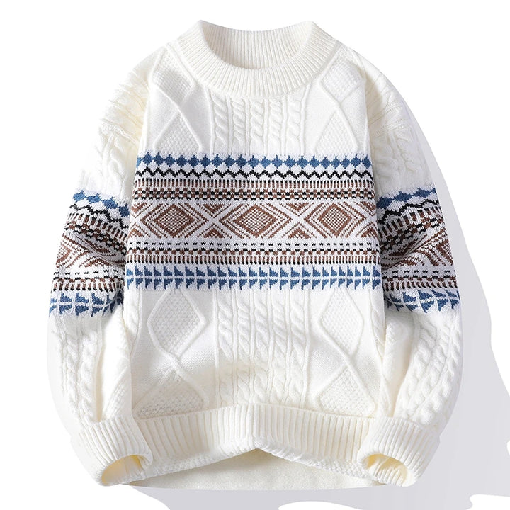 Embroidery Pullover Sweater