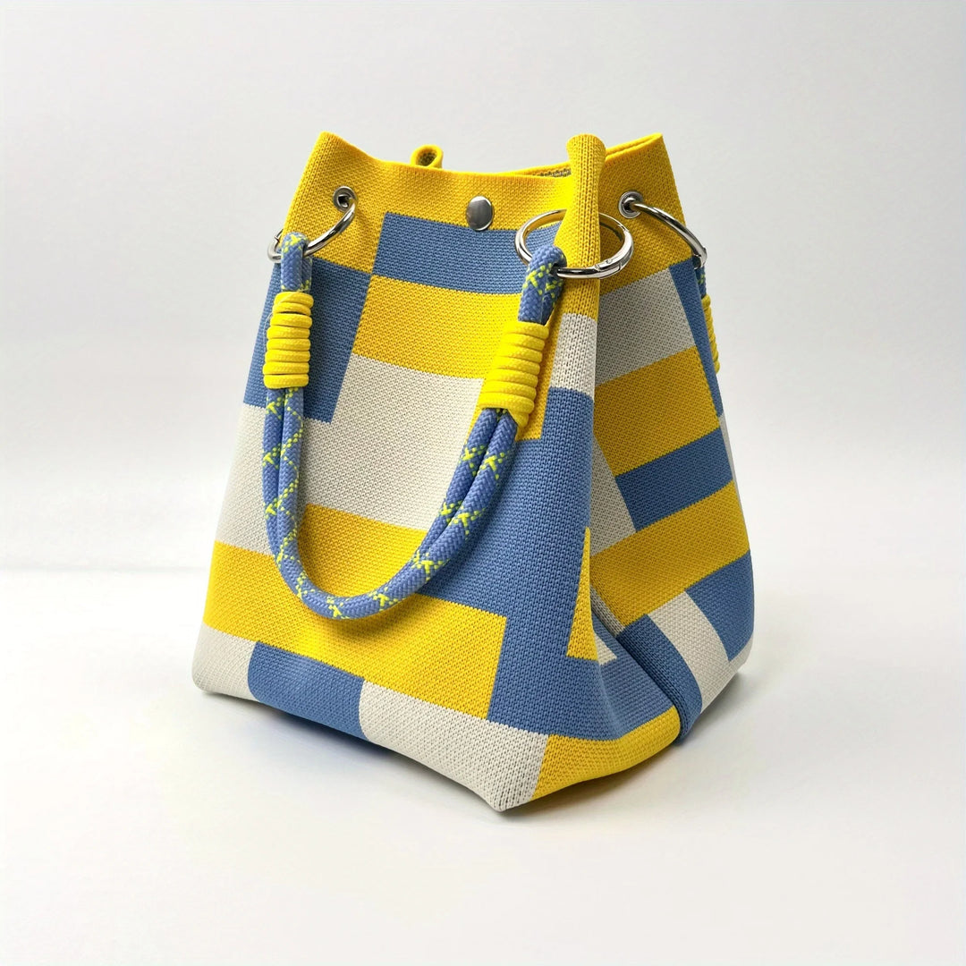 Colorblock Casual Tote