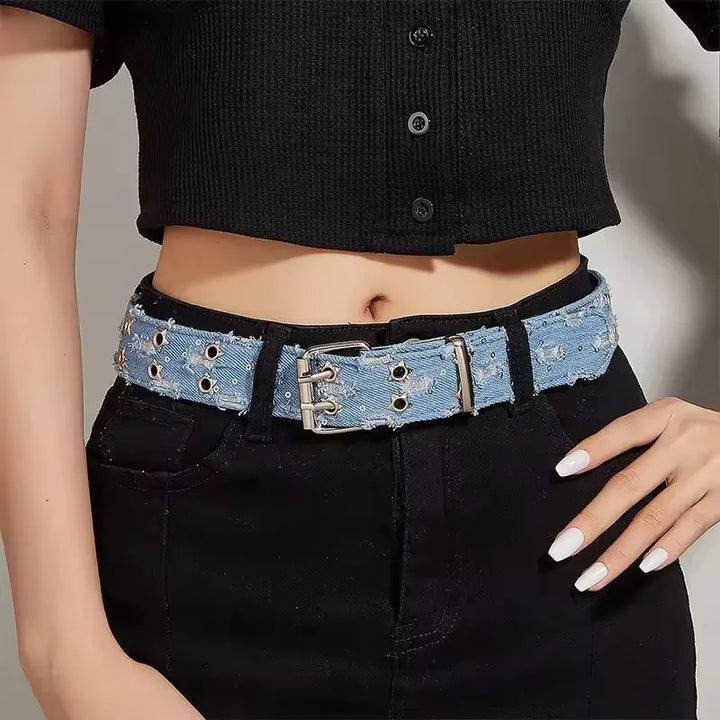 Denim Pin Waistband