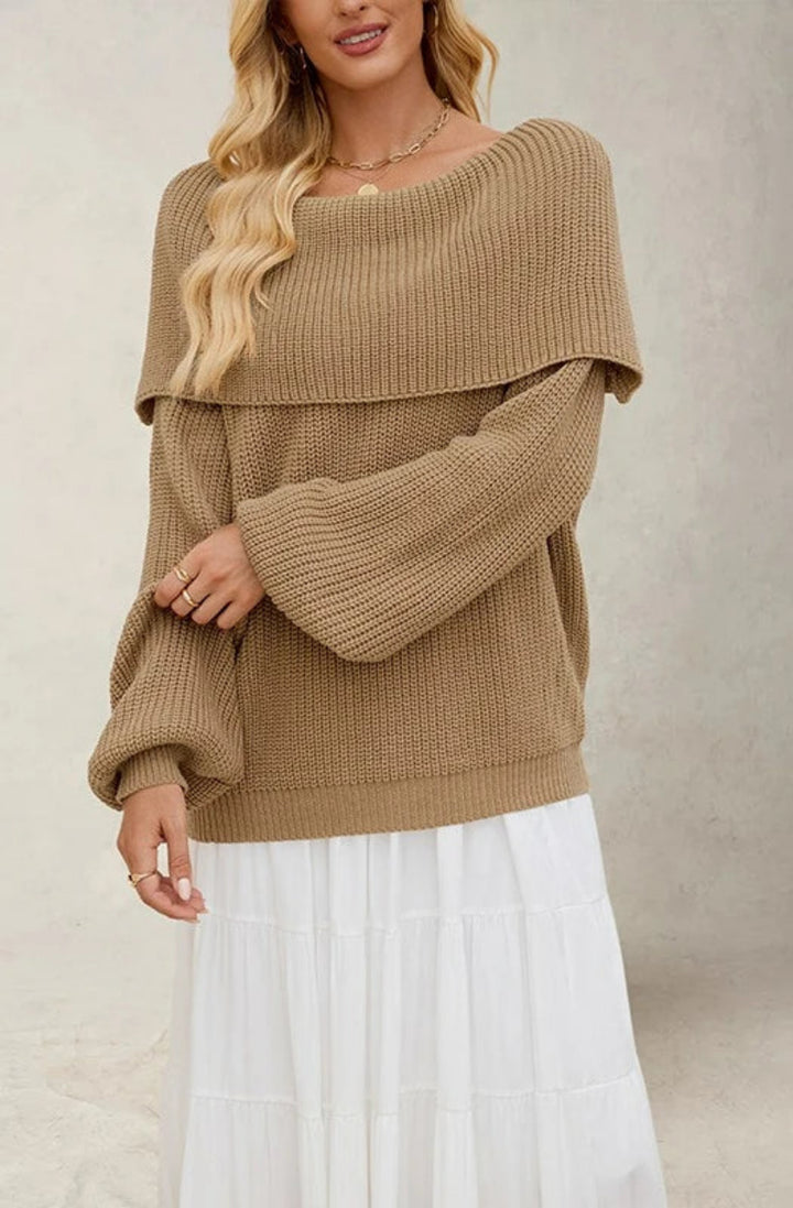 Amber Autumn Knit Sweater