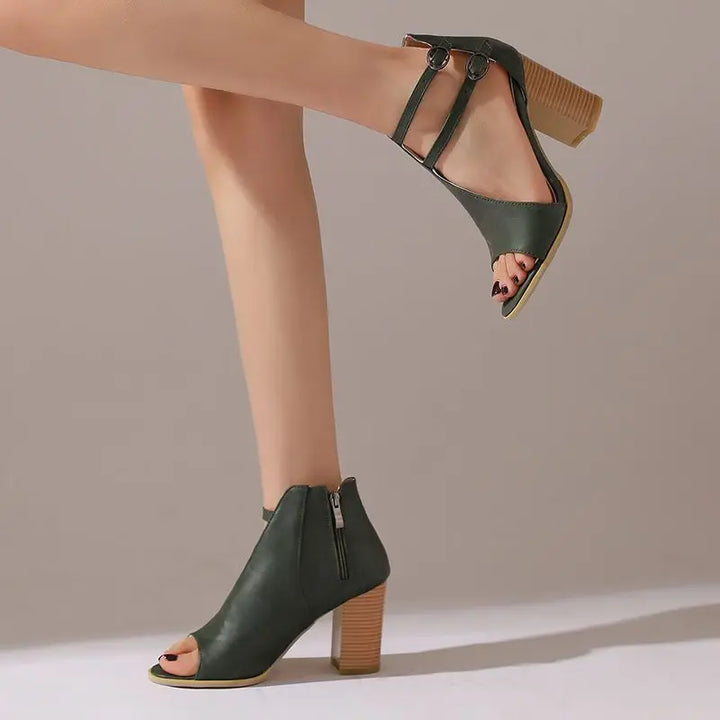 Eden Block Heels