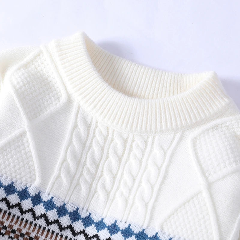 Embroidery Pullover Sweater