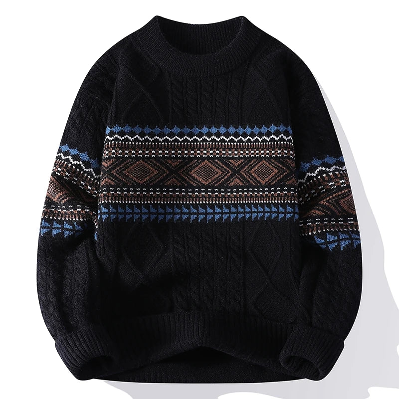 Embroidery Pullover Sweater