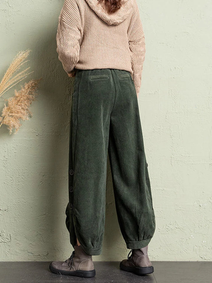 Corduroy Loose Trousers
