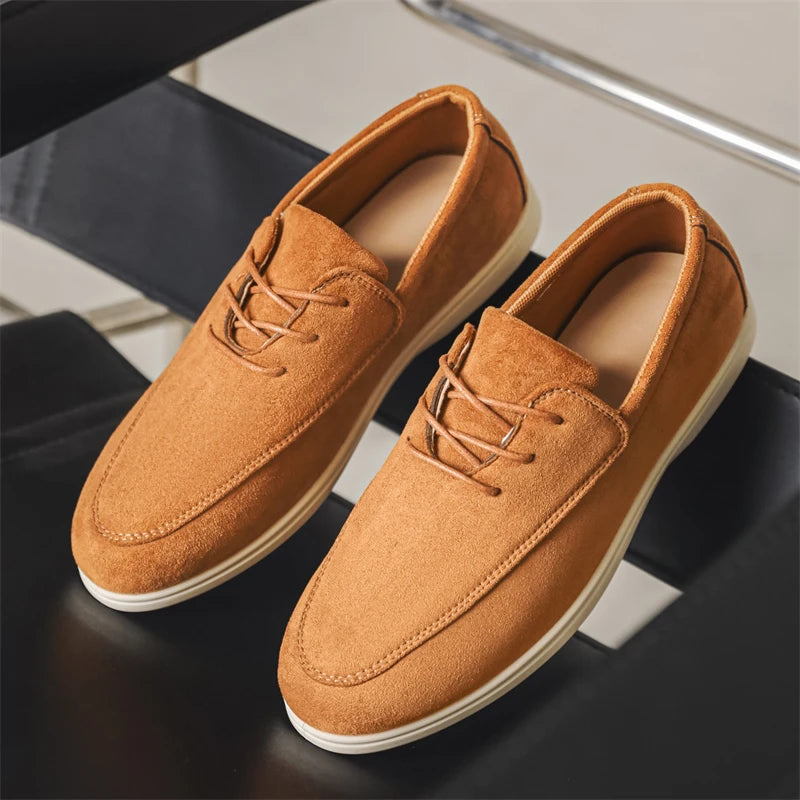British Style Suede Loafers