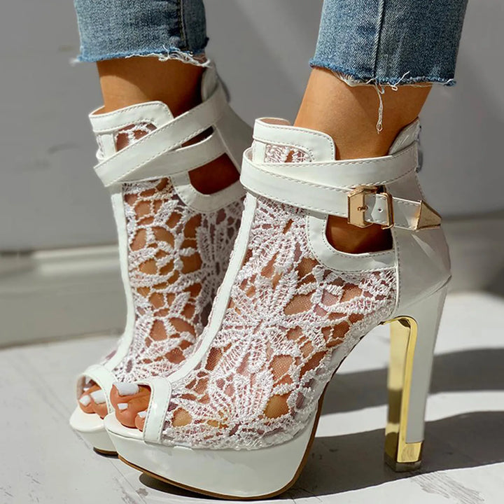 Enchanted Lace Heels
