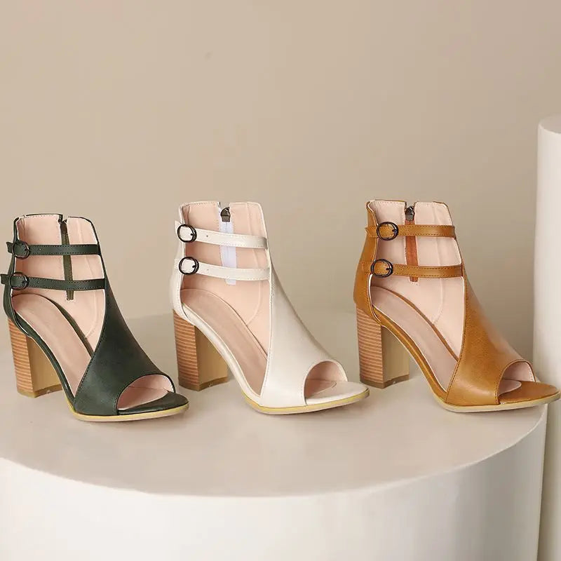 Eden Block Heels