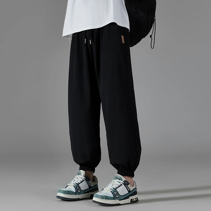 Ice Silk Loose Joggers