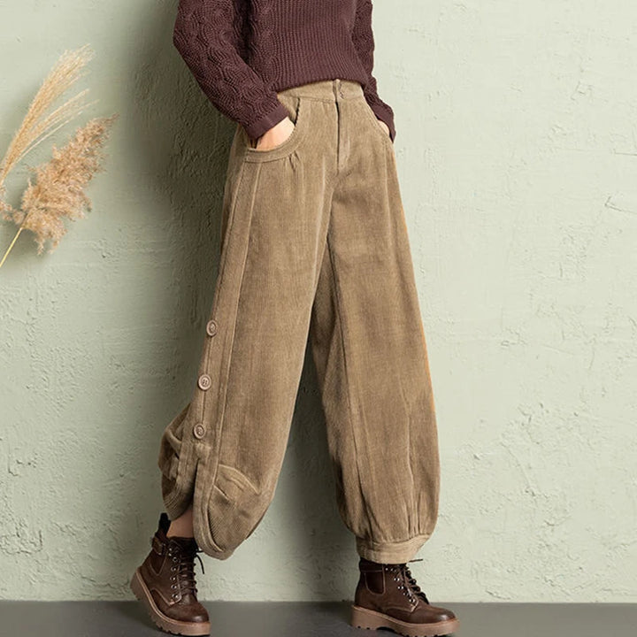 Corduroy Loose Trousers