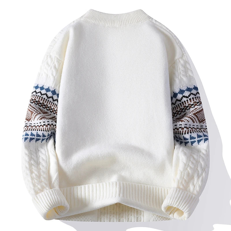 Embroidery Pullover Sweater