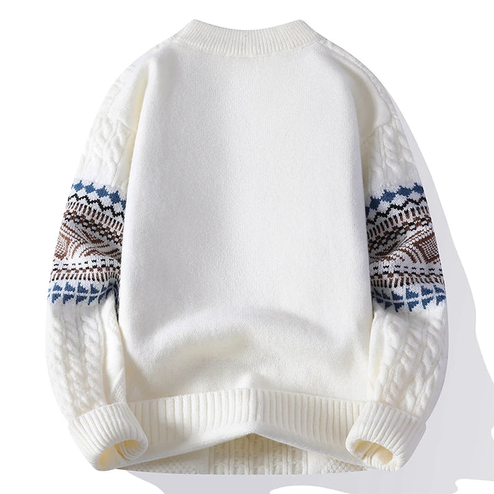 Embroidery Pullover Sweater