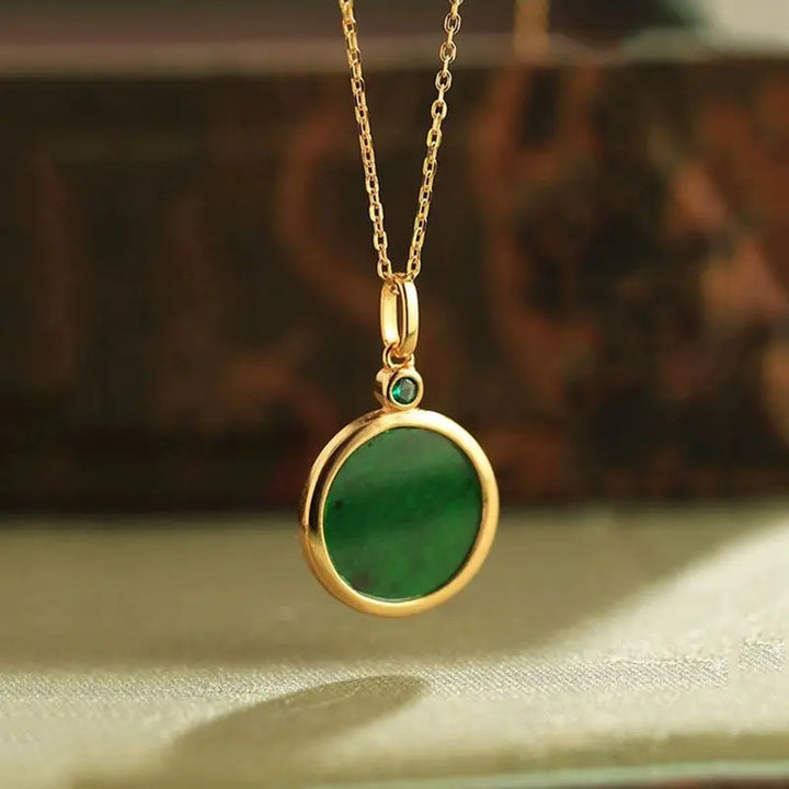 Natural Green Pendant Necklace