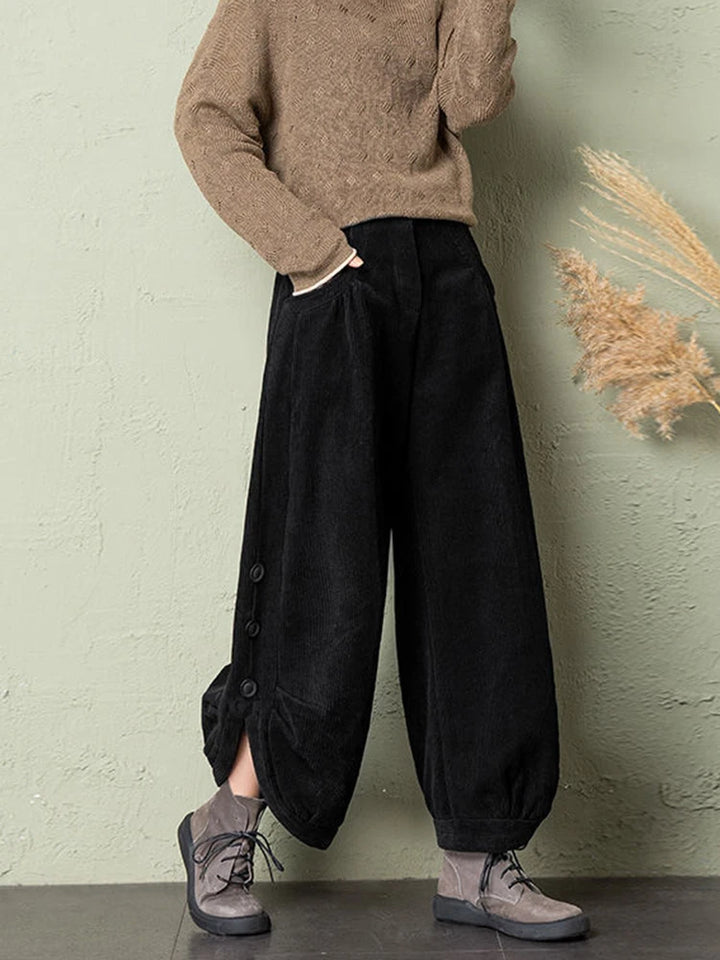 Corduroy Loose Trousers