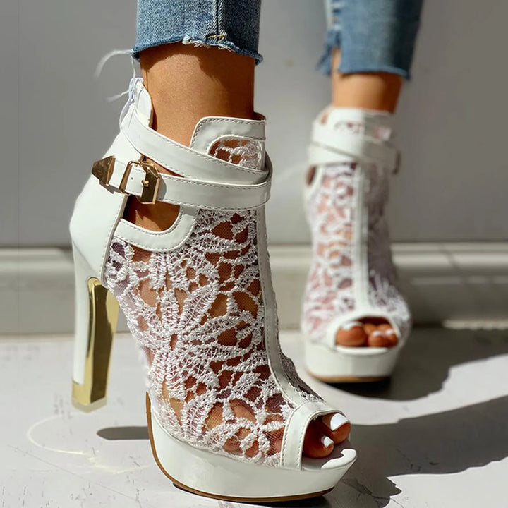 Enchanted Lace Heels