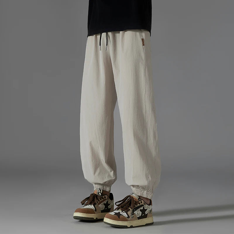 Ice Silk Loose Joggers