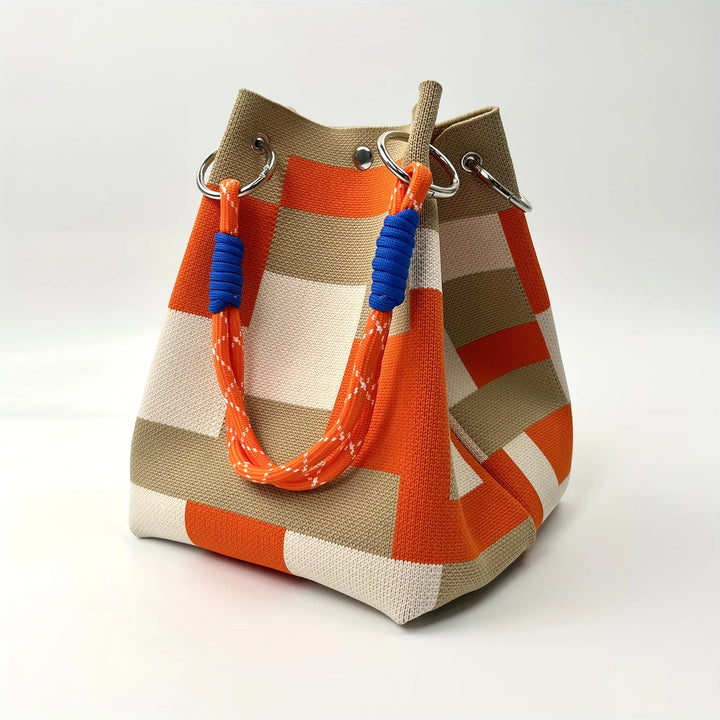 Colorblock Casual Tote